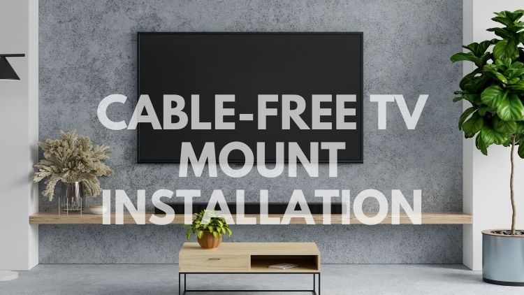 TV Mounting with In-Wall Power Relocation and Cable Concealment