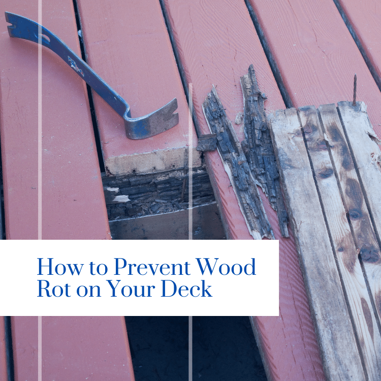 Protect your deck from rot