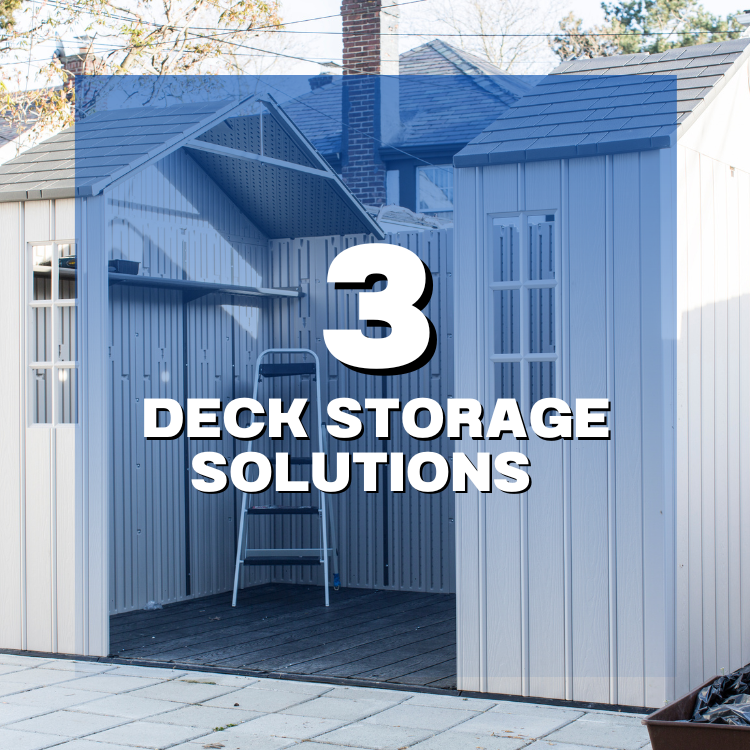 3 deck storage solutions