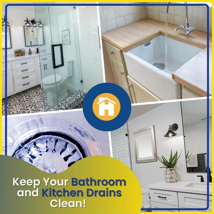 How To Keep Your Bathroom and Kitchen Drains Clean!