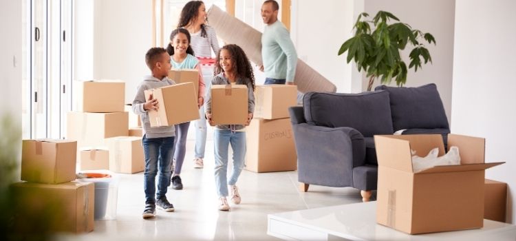 Family moving in