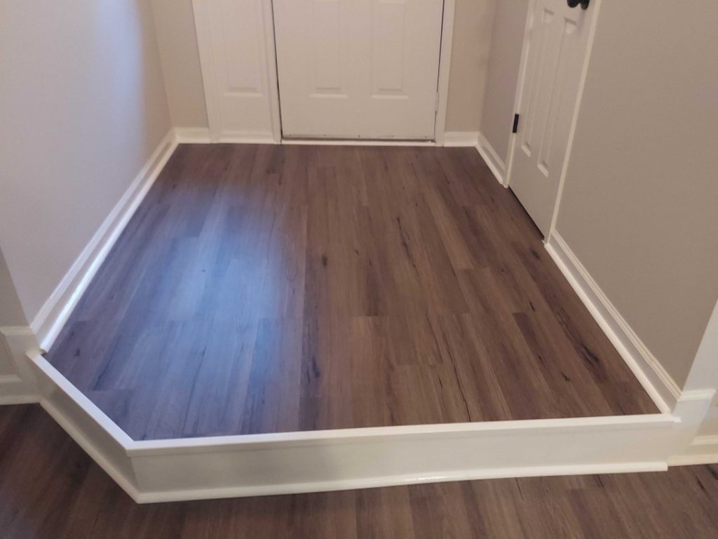 hardwood flooring installed in a Roswell, GA, area home by our flooring team