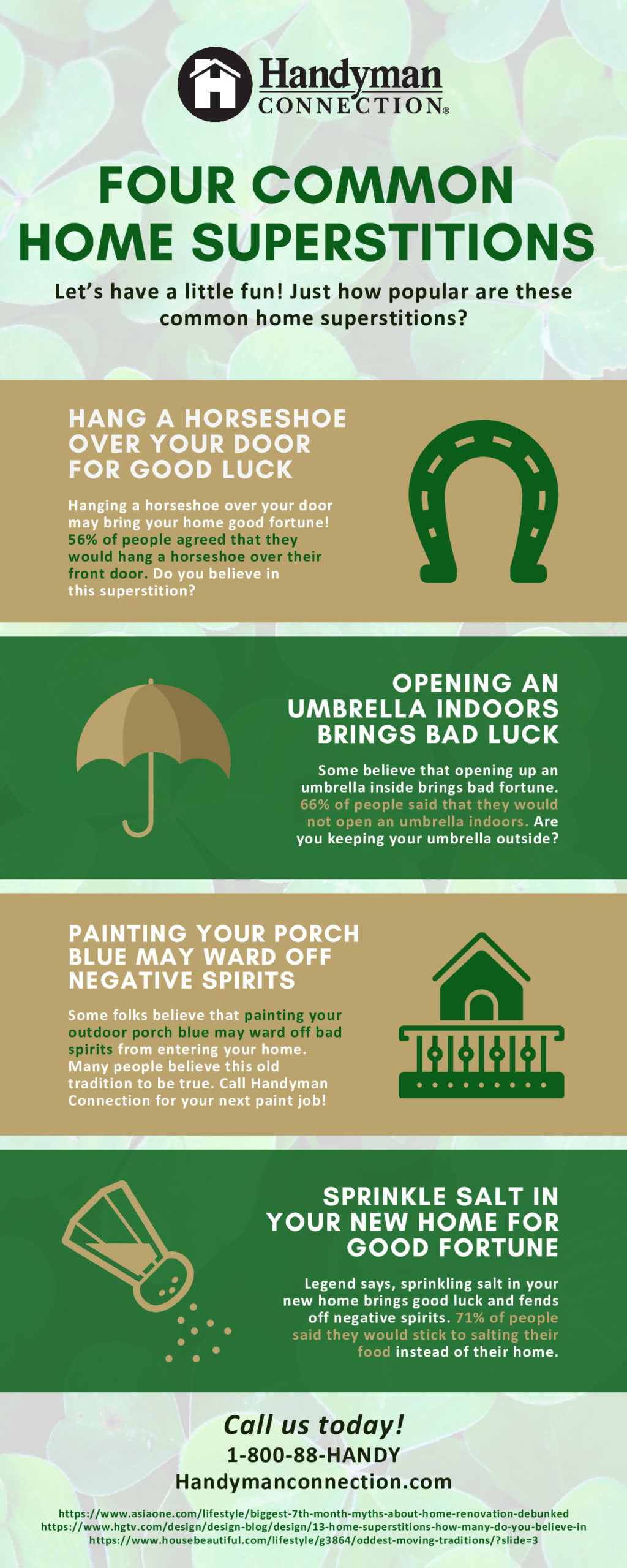 Four Common Home Superstitions [Infographic] - Handyman Corporate